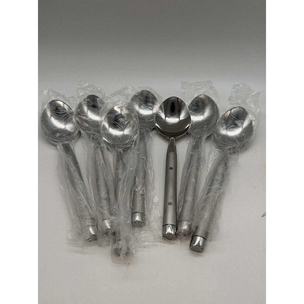 Vintage Cambridge TRIPOLI II SAND Lot Of 7 TEASPOONS Stainless Flatware